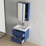 Blossom Valencia 24" Navy Blue Wall-Mounted Vanity Base Only