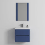 Blossom Valencia 24" Navy Blue Wall-Mounted Vanity Base Only