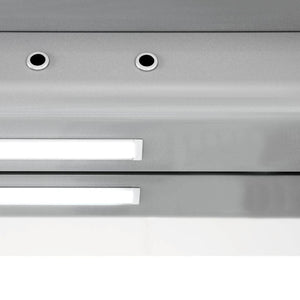 Blossom Vega 24" Recessed or Surface Mount Left and Right-Hinged Door LED Mirror Medicine Cabinet Set Of 2 With Adjustable Glass Shelves, Built-In Defogger, Dimmer, USB & Electrical Outlet