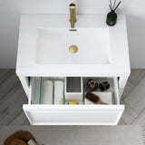 Blossom Vienna 24" 1-Drawer Matte White Freestanding Vanity Base