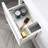 Blossom Vienna 36" 1-Door 1-Drawer Matte White Freestanding Vanity Set With Acrylic Drop-In Single Sink