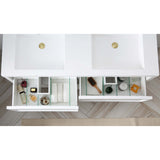 Blossom Vienna 60" 2-Drawer Matte Gray Freestanding Vanity Base