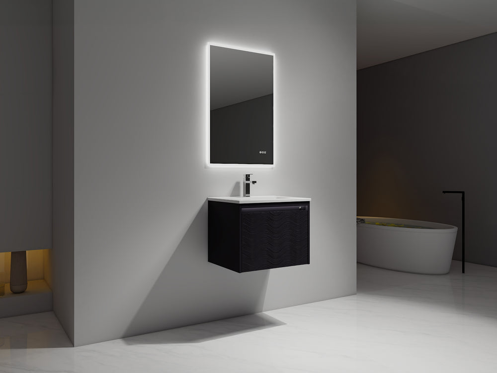 Blossom Voyage 24" Charcoal LED Illuminated Vanity Only