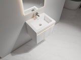 Blossom Voyage 24" Glossy White LED Illuminated Vanity Only