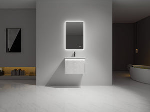 Blossom Voyage 24" Glossy White LED Illuminated Vanity Only