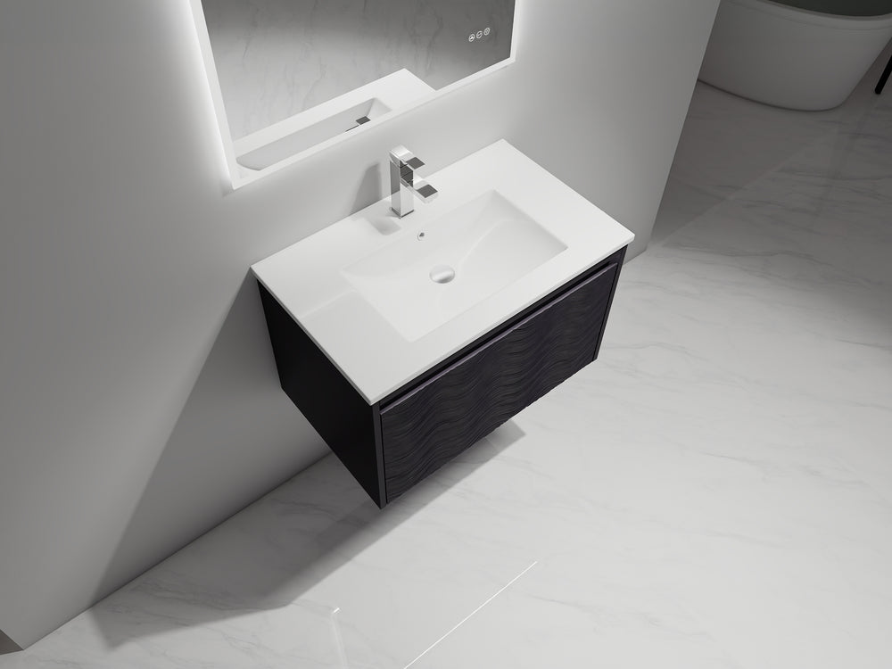 Blossom Voyage 30" Charcoal LED Illuminated Vanity Only