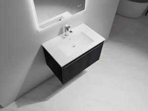 Blossom Voyage 30" Charcoal LED Illuminated Vanity Only