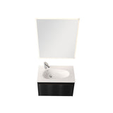 Blossom Voyage 30" Charcoal Vanity With Droplet-Shaped Basin and LED Light