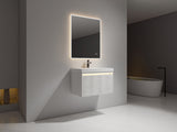 Blossom Voyage 30" Glossy White LED Illuminated Vanity Only