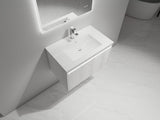 Blossom Voyage 30" Glossy White LED Illuminated Vanity Only
