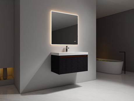 Blossom Voyage 36" Charcoal LED Illuminated Vanity Only