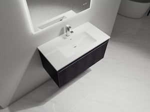 Blossom Voyage 36" Charcoal LED Illuminated Vanity Only