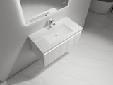 Blossom Voyage 36" Glossy White LED Illuminated Vanity Only