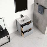 Blossom Zurich 24" Metal Grey Vanity