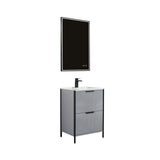Blossom Zurich 24" Metal Grey Vanity