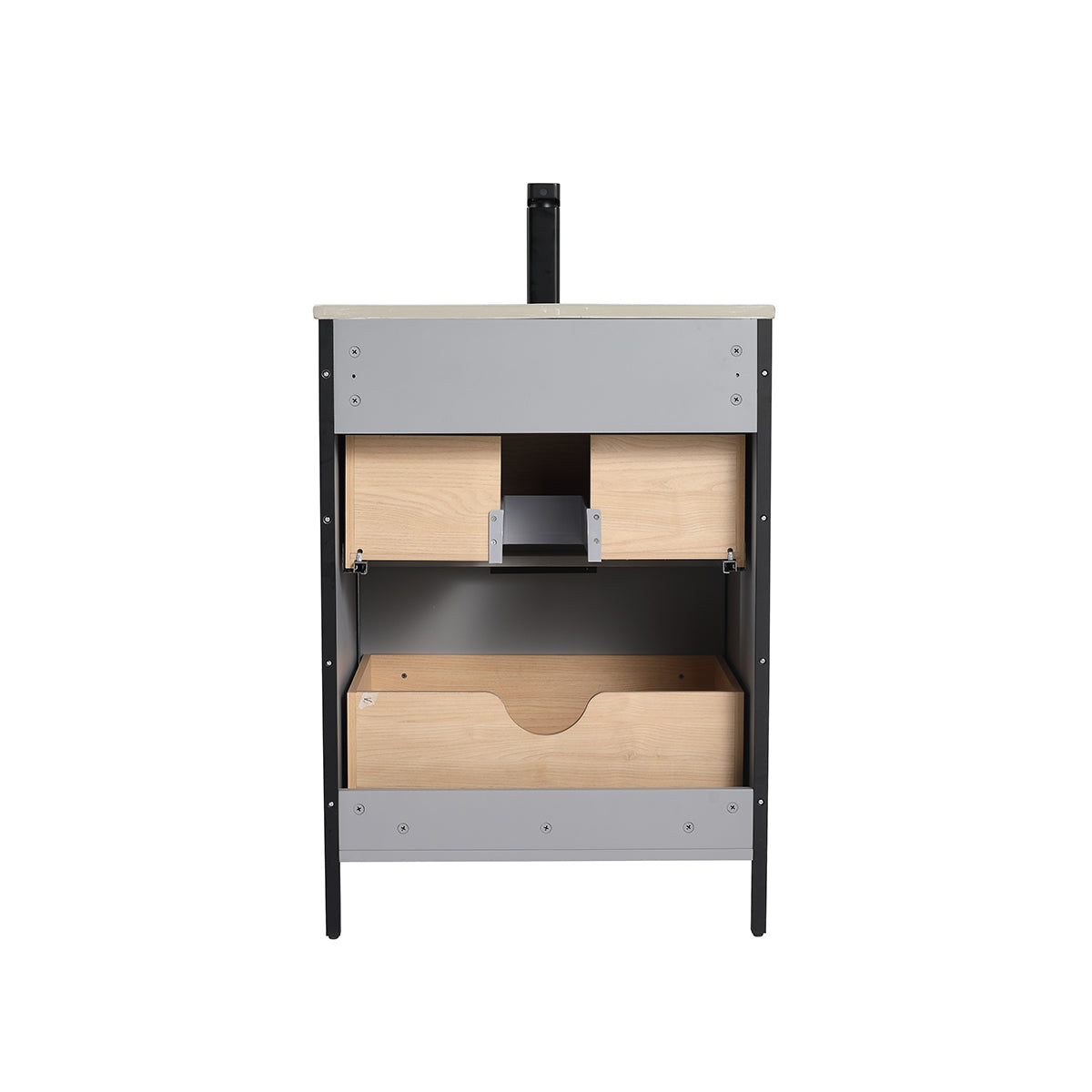 Blossom Zurich 24" Metal Grey Vanity