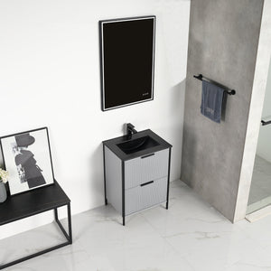 Blossom Zurich 24" Metal Grey Vanity