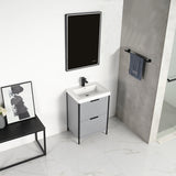 Blossom Zurich 24" Metal Grey Vanity