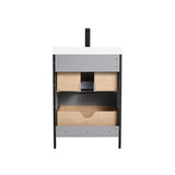 Blossom Zurich 24" Metal Grey Vanity