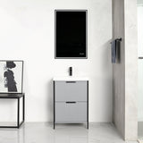 Blossom Zurich 24" Metal Grey Vanity