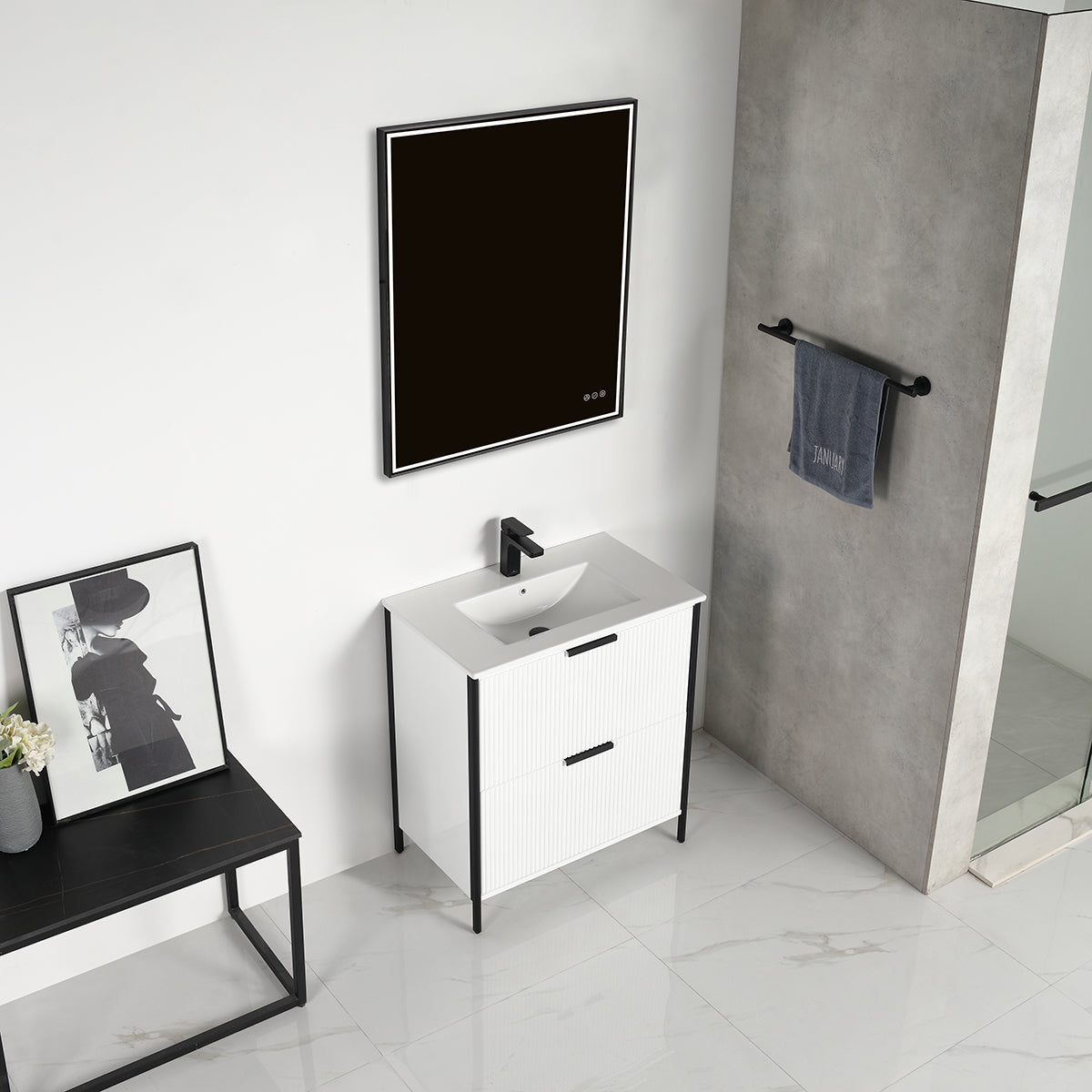 Blossom Zurich 30" Glossy White Vanity