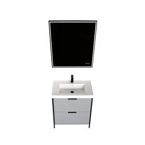 Blossom Zurich 30" Metal Grey Vanity