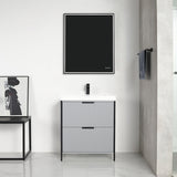 Blossom Zurich 30" Metal Grey Vanity