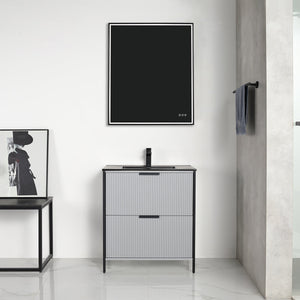 Blossom Zurich 30" Metal Grey Vanity