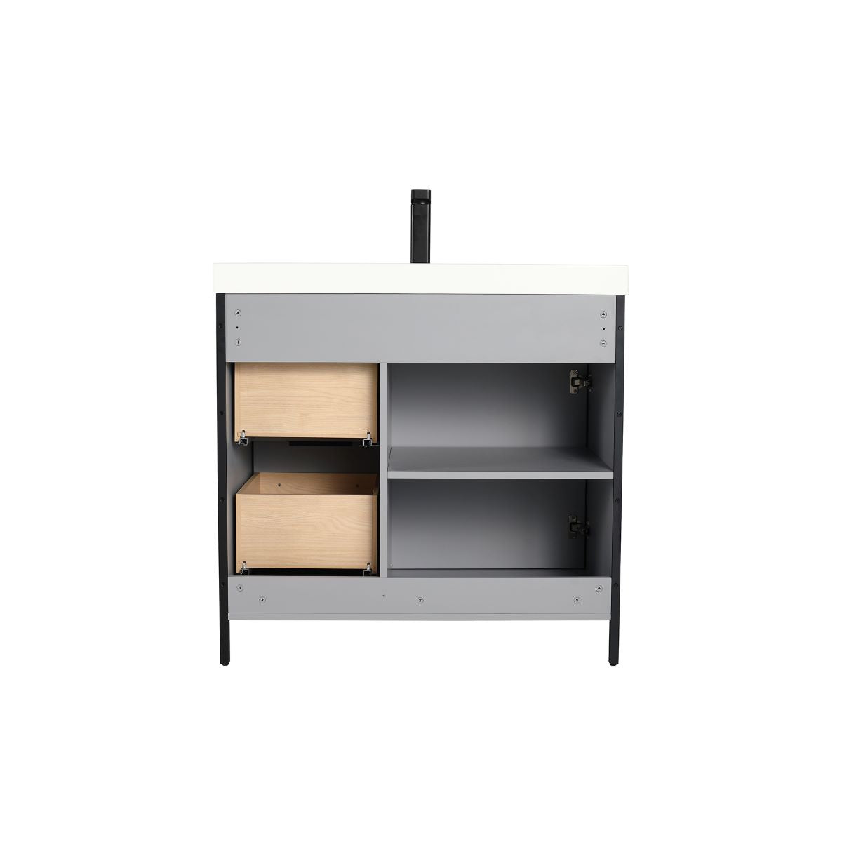 Blossom Zurich 36" Metal Grey Vanity