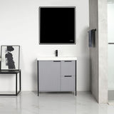 Blossom Zurich 36" Metal Grey Vanity