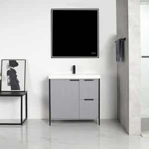 Blossom Zurich 36" Metal Grey Vanity