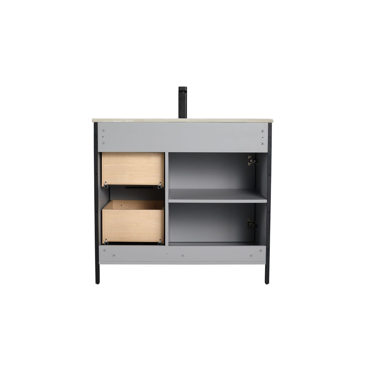 Blossom Zurich 36" Metal Grey Vanity