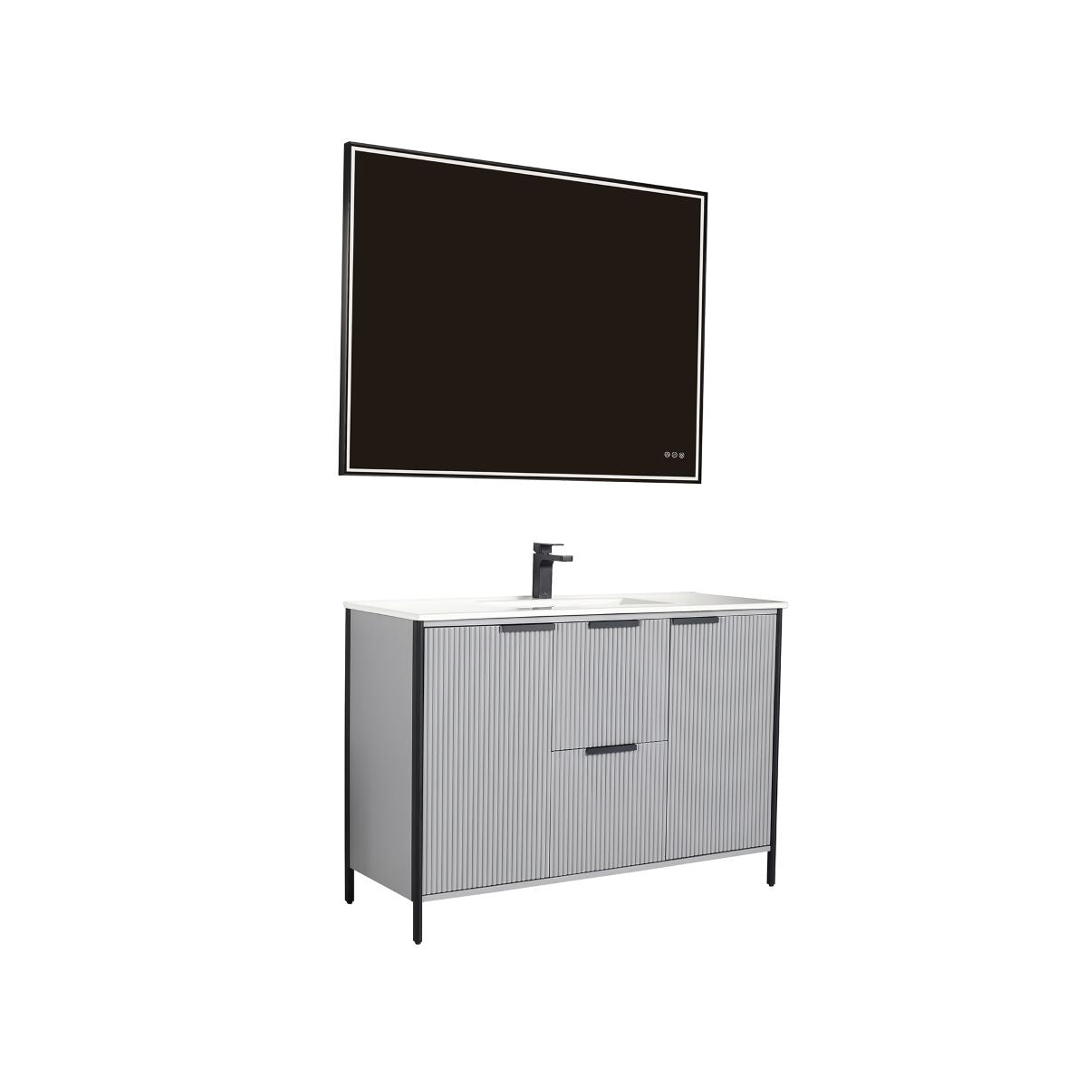 Blossom Zurich 48" Metal Grey Vanity