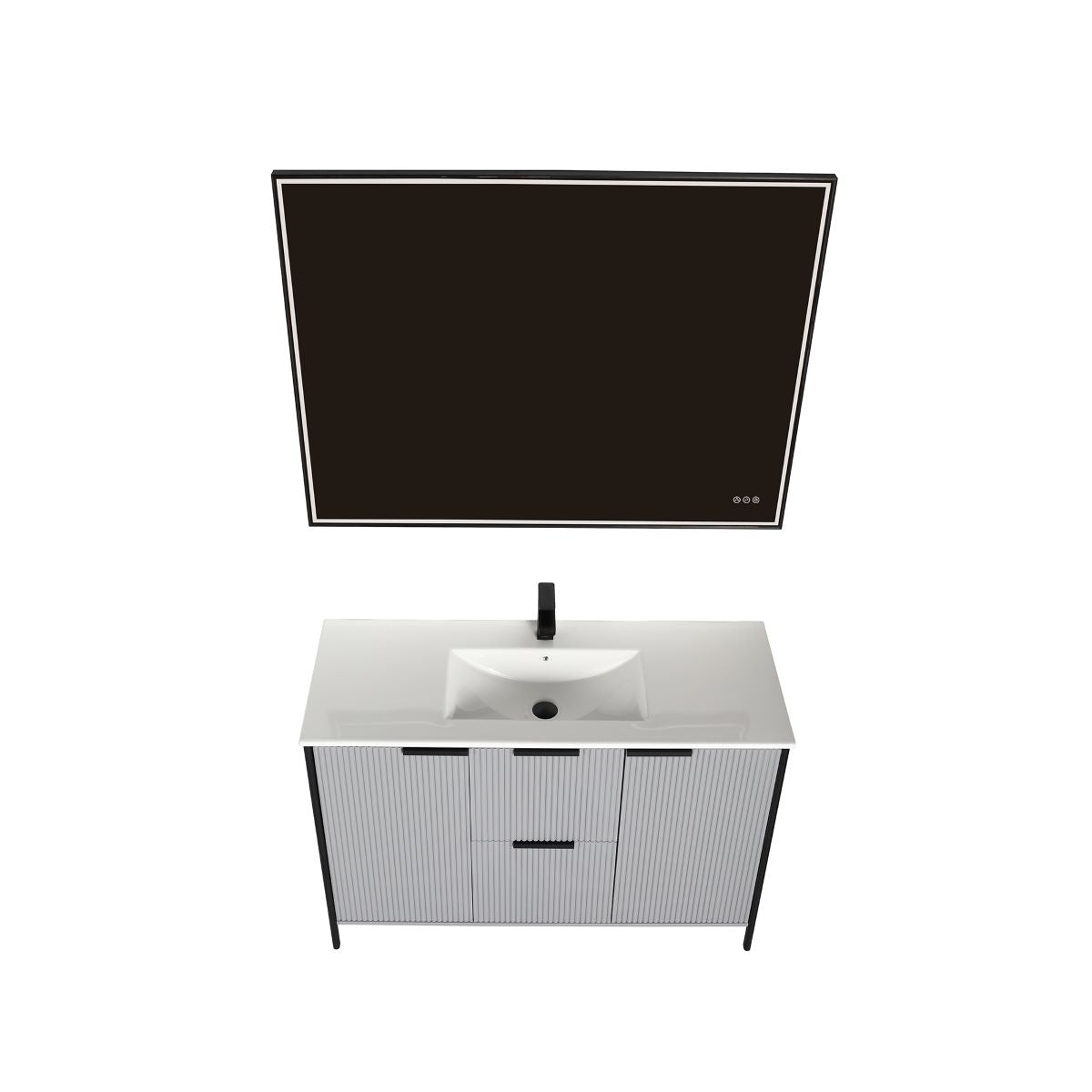 Blossom Zurich 48" Metal Grey Vanity