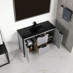 Blossom Zurich 48" Metal Grey Vanity