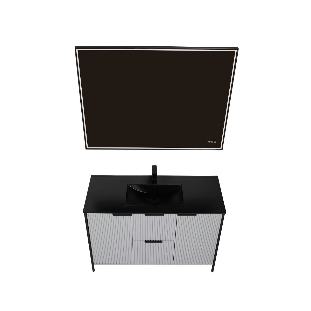 Blossom Zurich 48" Metal Grey Vanity