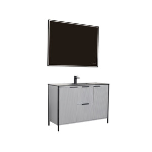 Blossom Zurich 48" Metal Grey Vanity