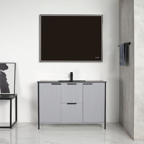 Blossom Zurich 48" Metal Grey Vanity