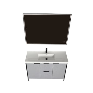 Blossom Zurich 48" Metal Grey Vanity