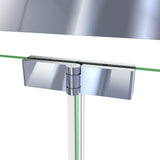 DreamLine Butterfly-S 30-31 1/2 in. W x 74 in. H Semi-Frameless Sliding Bi-Fold Shower Door in Satin Black
