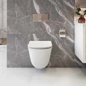 ICERA Lily Wallhung Toilet Bowl Euro EL White C-5510.01