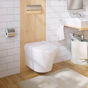 ICERA Vista Wallhung Toilet Bowl Euro EL White C-5530.01