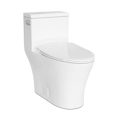 Icera White Muse II One-piece Toilet 1.28GPF, Compact Elongated