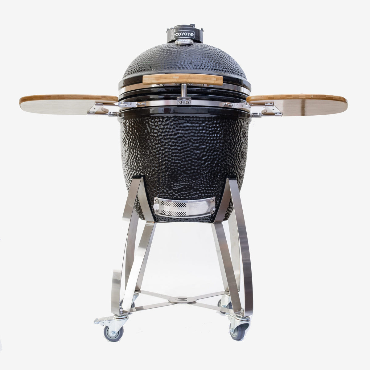Coyote C1CHCS-FS Asado Smoker with Stand & Side Shelves - image 2