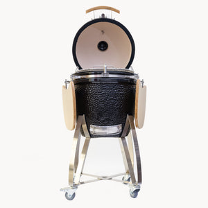 Coyote C1CHCS-FS Asado Smoker with Stand & Side Shelves - image 4