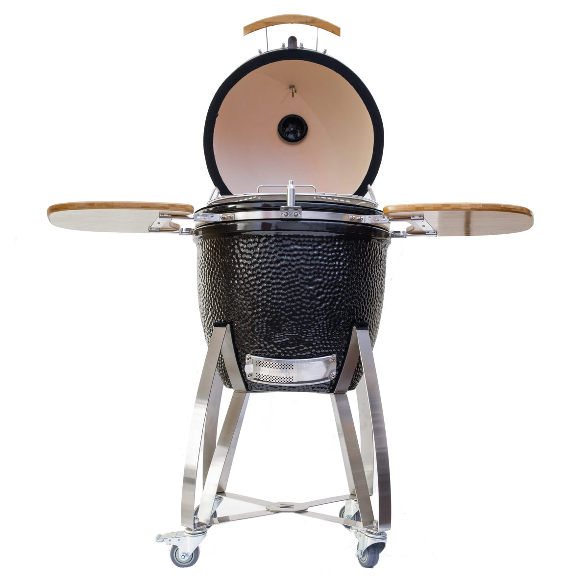 Coyote C1CHCS-FS Asado Smoker with Stand & Side Shelves - image 6