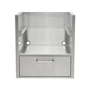 Coyote C3SLV Asado Smoker Insert Sleeve, Stainless Steel