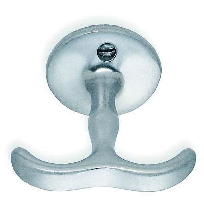 Smedbo Beslagsboden Double Shelf Hook in Brushed Chrome