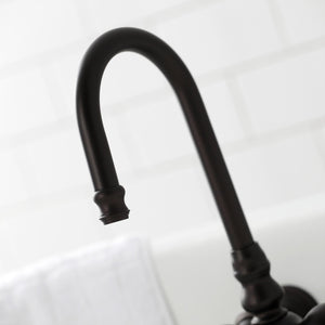 Vintage CA3T5 Two-Handle 2-Hole Wall Mount Clawfoot Tub Faucet, Oil Rubbed Bronze