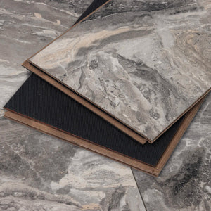 CALI Seal Rock Marble Shorebreak Laminate Tile Extra Wide Click (Covers 15.5 SQFT) 7701000100
